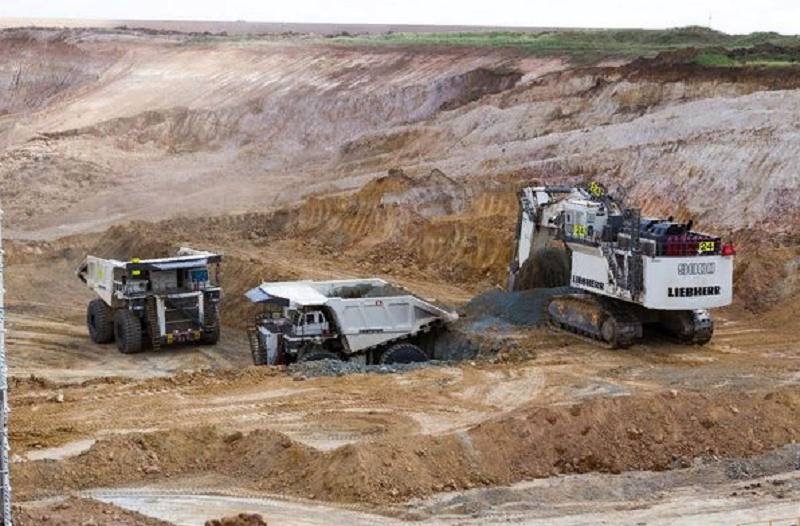 карьерный экскаватор Liebherr